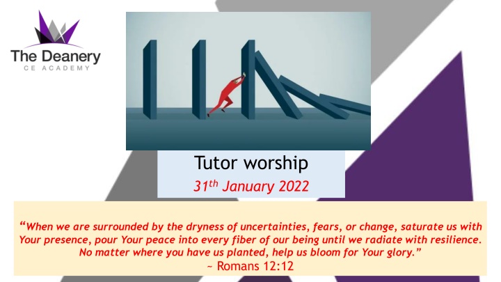 tutor worship 31 th january 2022