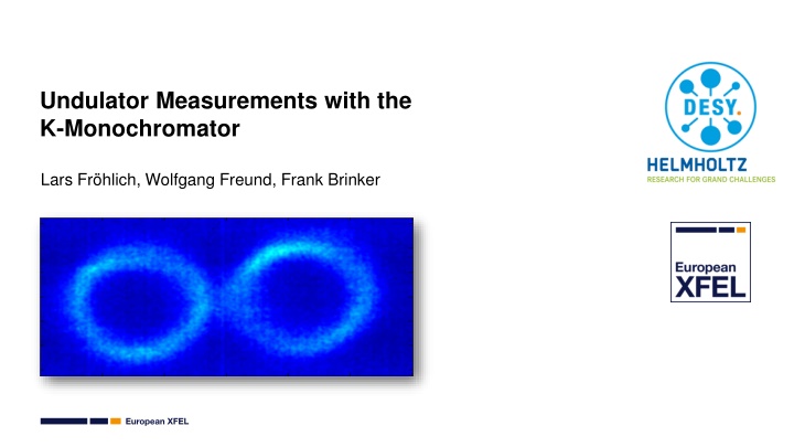 undulator measurements with the k monochromator