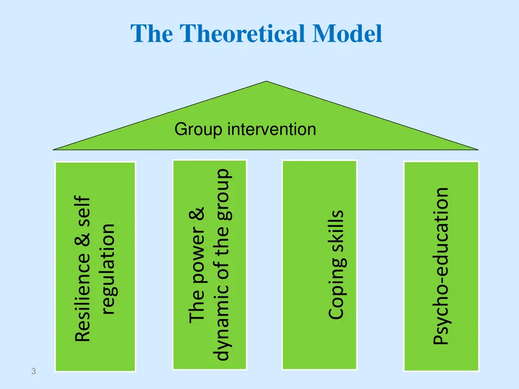 the theoretical model