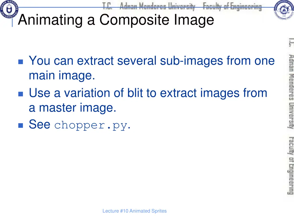 animating a composite image