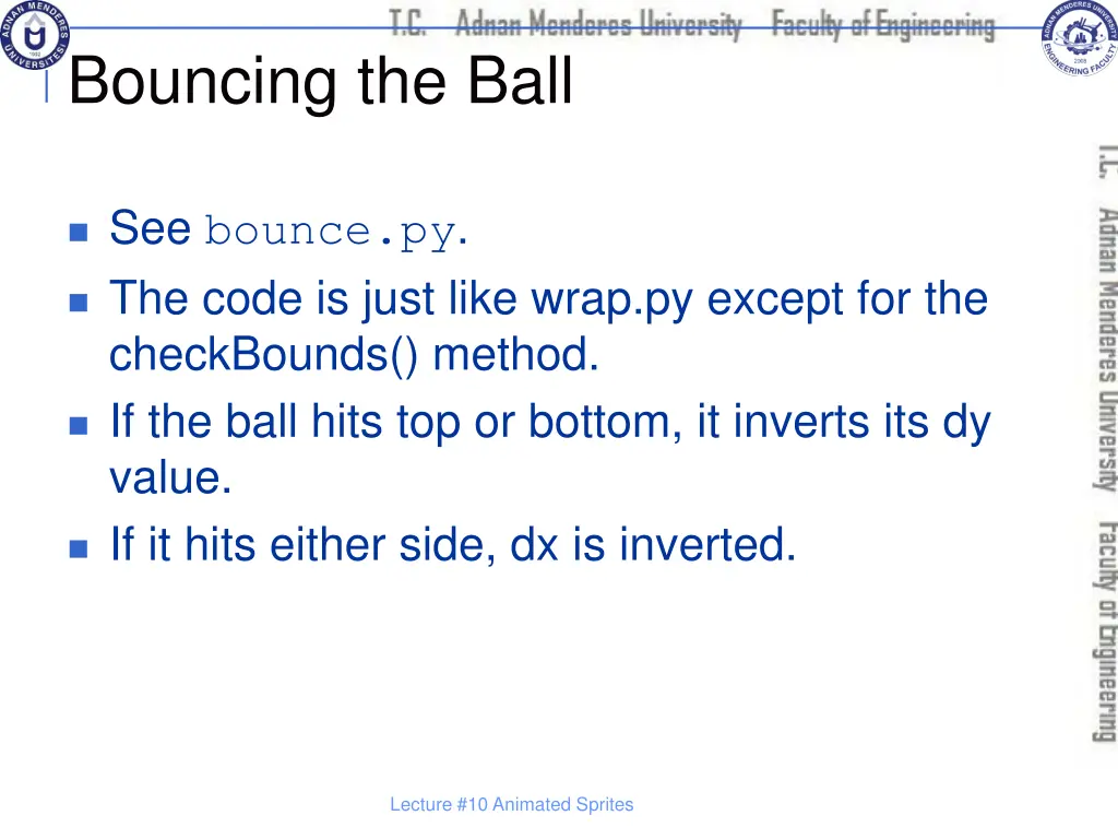 bouncing the ball