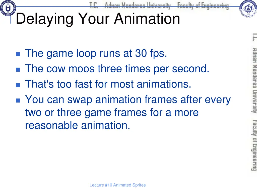 delaying your animation