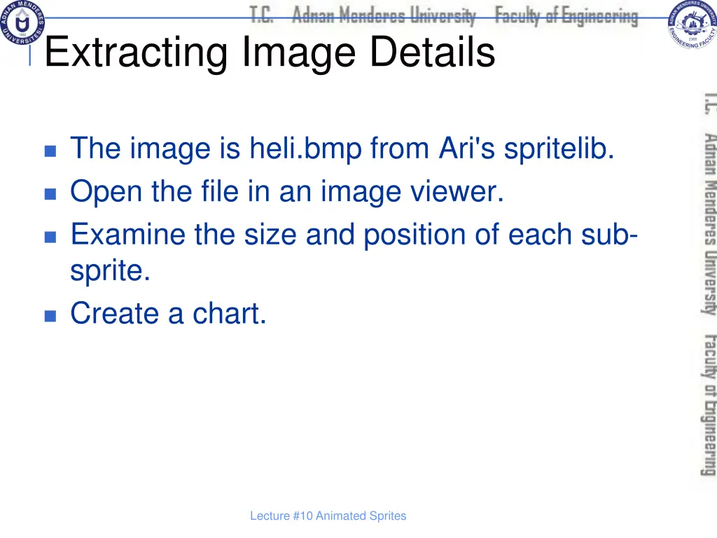 extracting image details