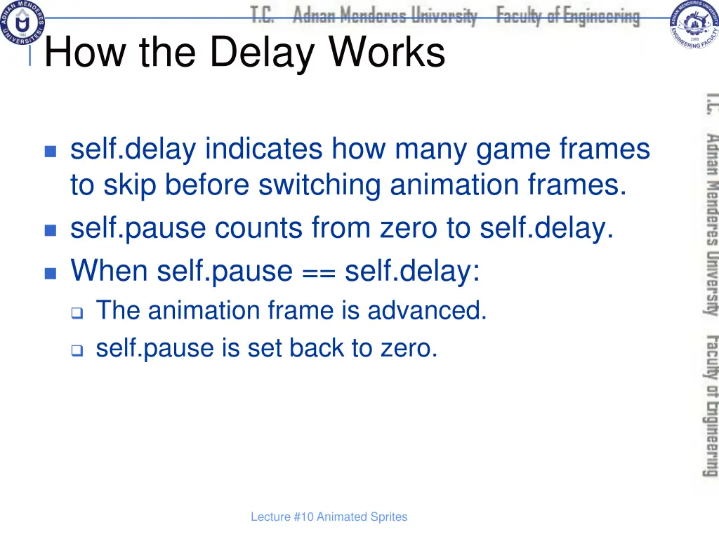 how the delay works