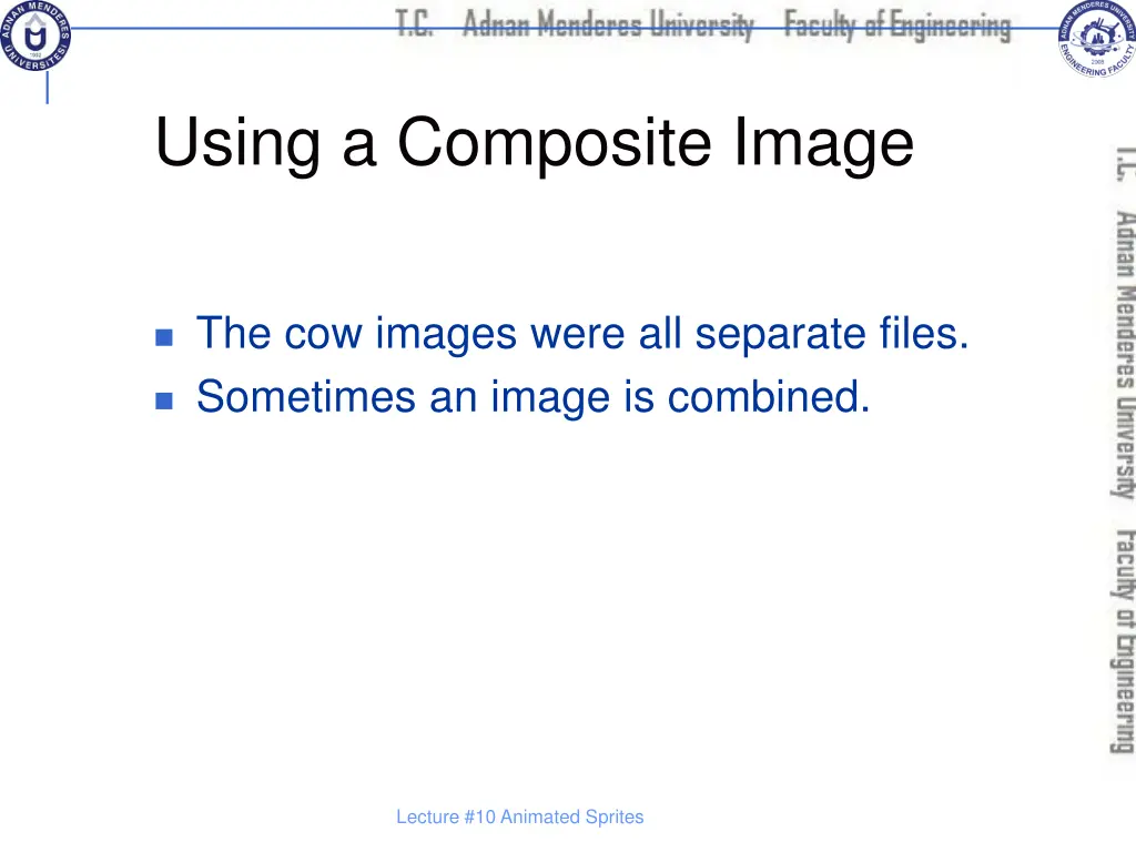 using a composite image