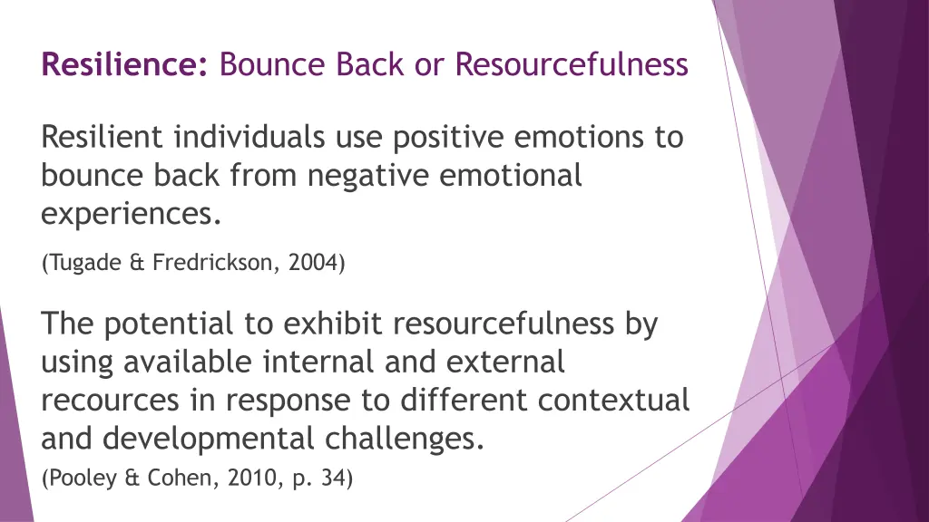 resilience bounce back or resourcefulness