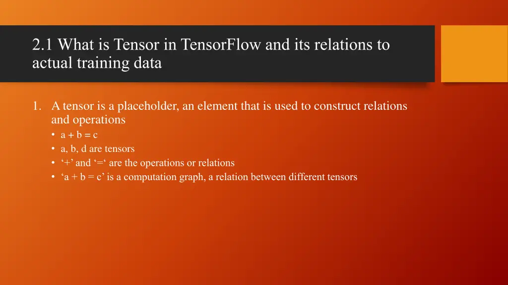 2 1 what is tensor in tensorflow