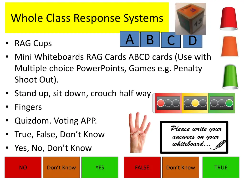 whole class response systems