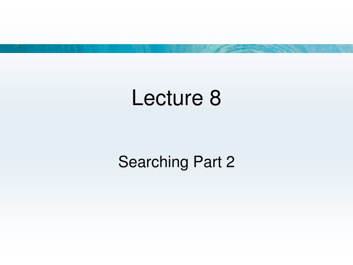 lecture 8