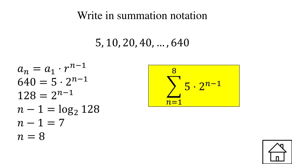 write in summation notation 3