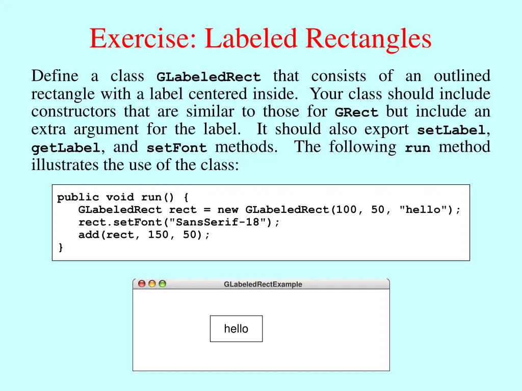 exercise labeled rectangles