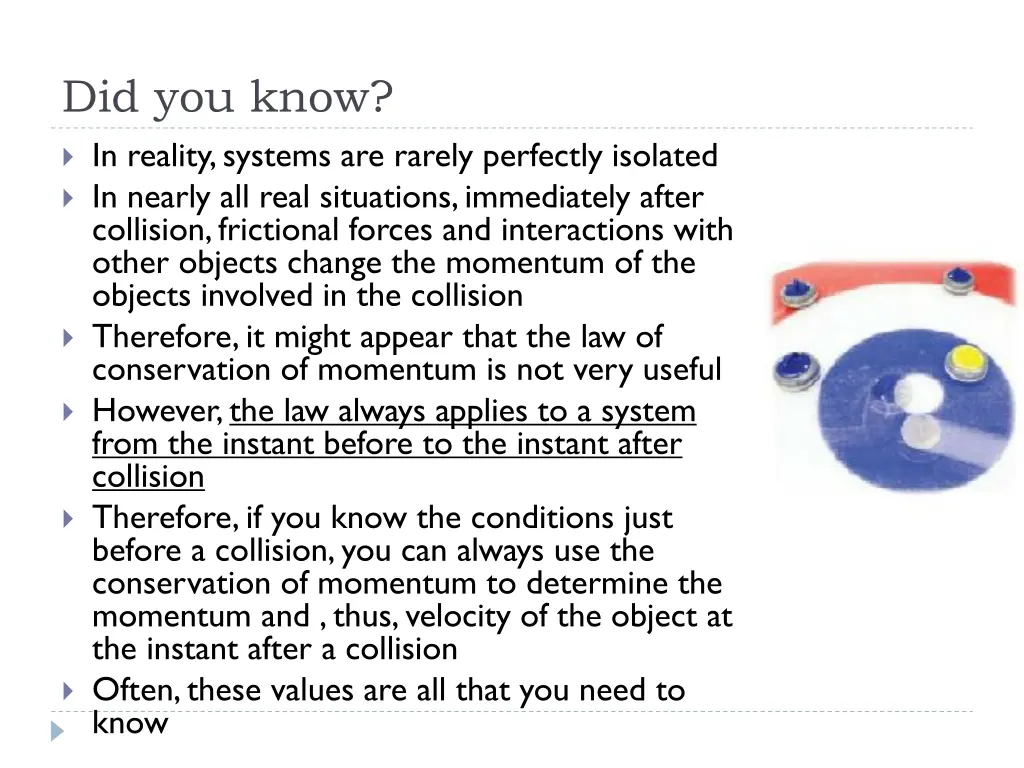 did you know in reality systems are rarely