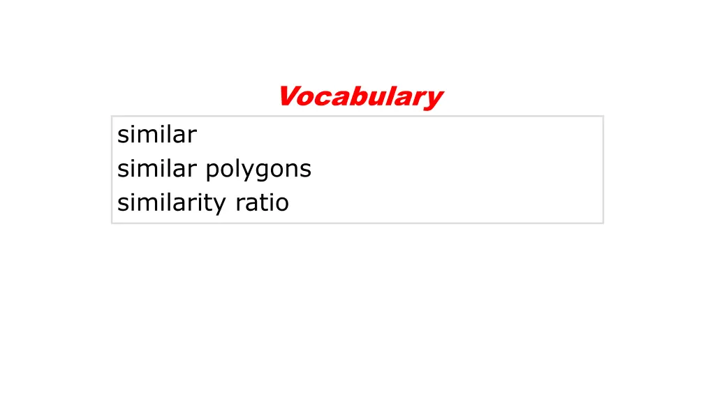 vocabulary