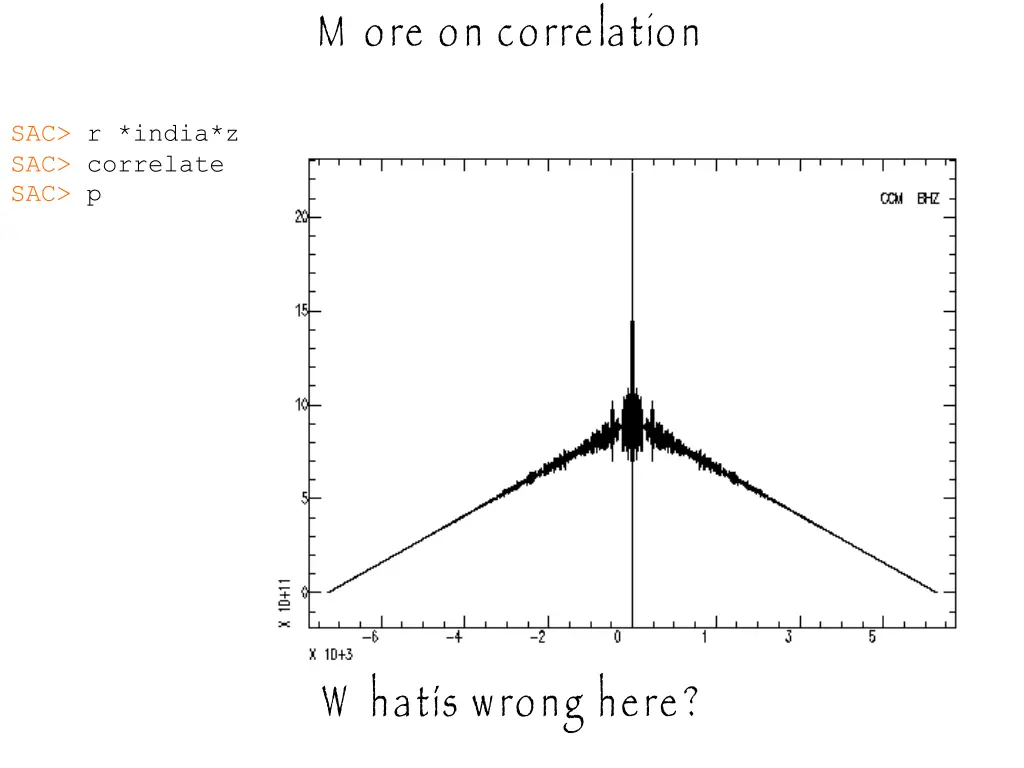 m ore on correlation