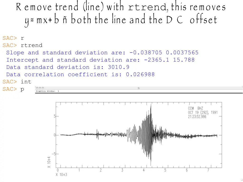 r emove trend line with rtrend this removes