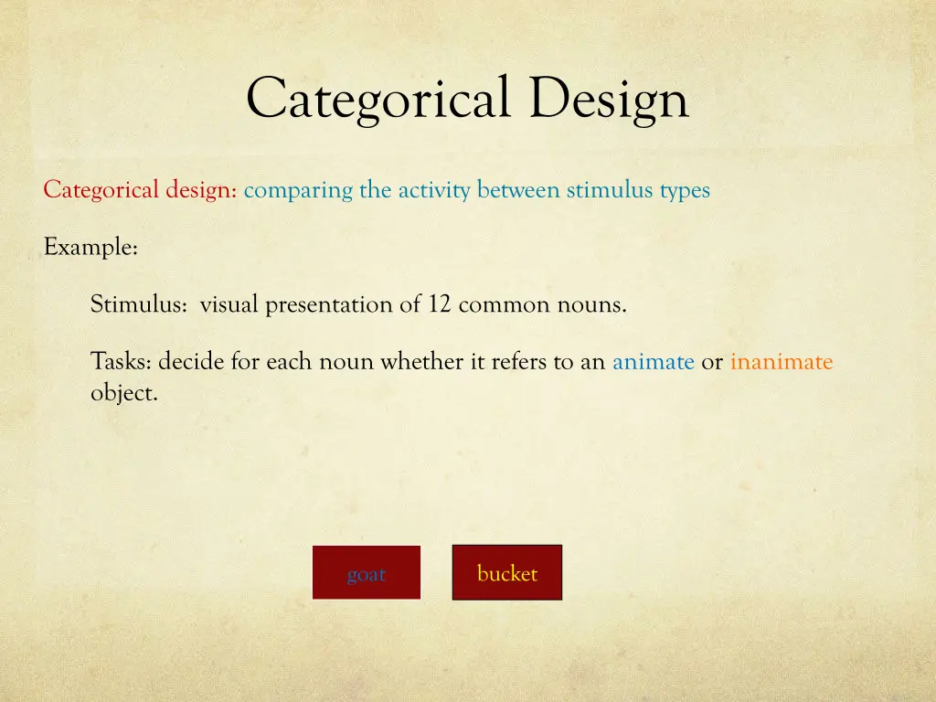 categorical design