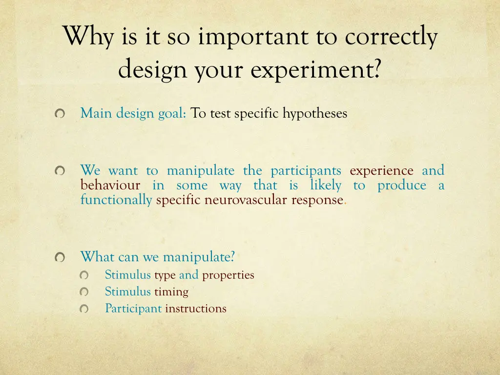 why is it so important to correctly design your