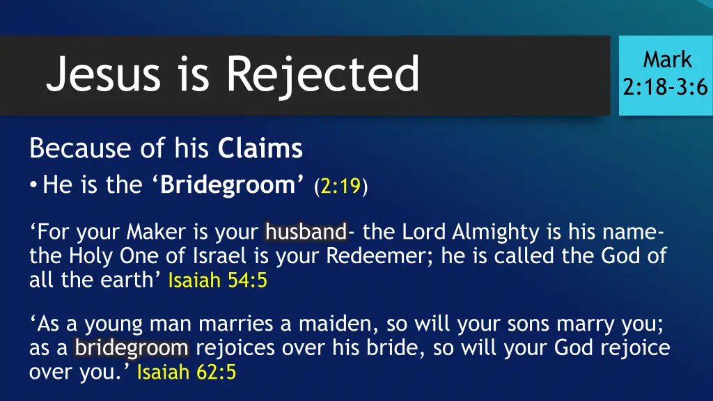 jesus is rejected 5