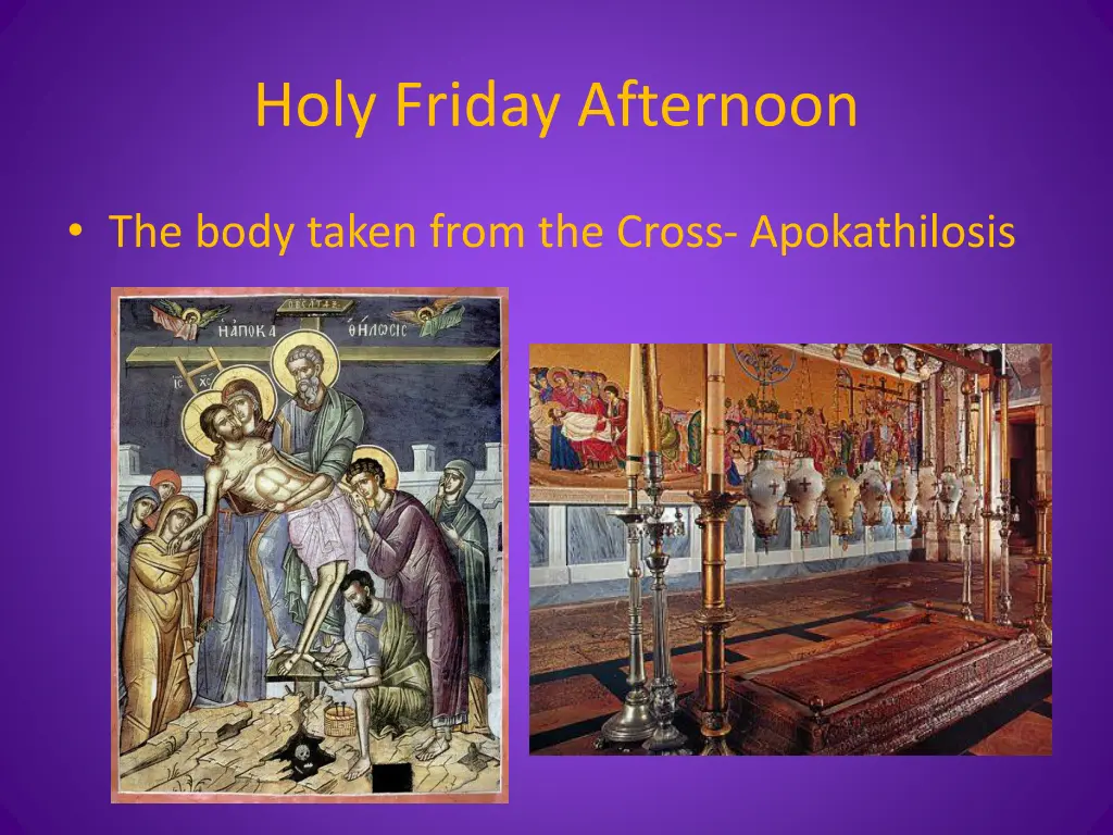 holy friday afternoon