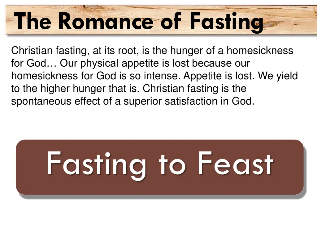 the romance of fasting 1