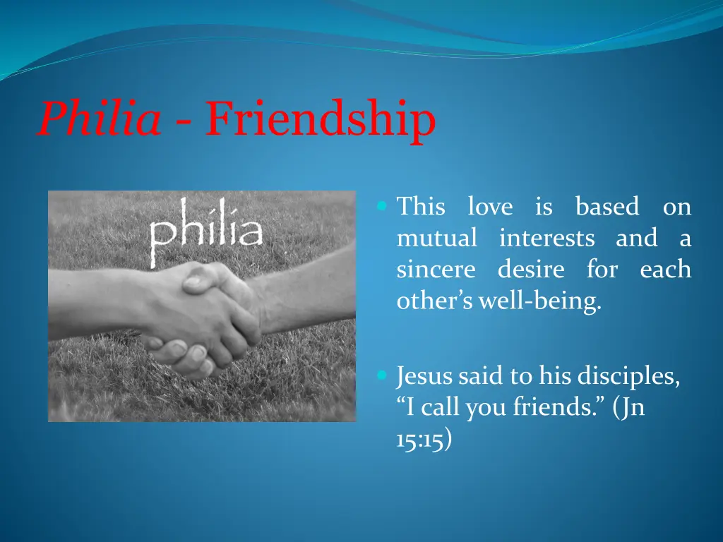 philia friendship