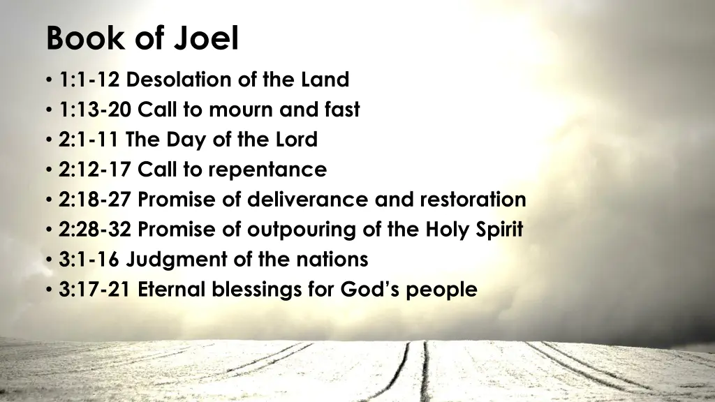 book of joel 1 1 12 desolation of the land