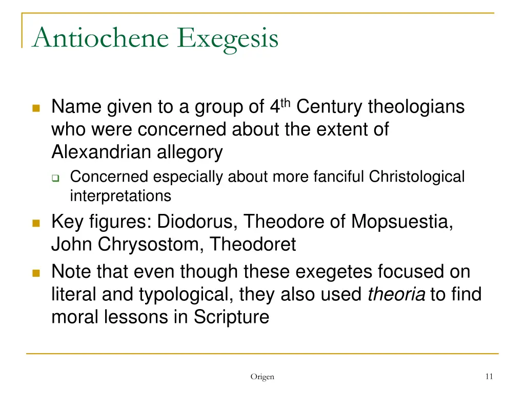 antiochene exegesis