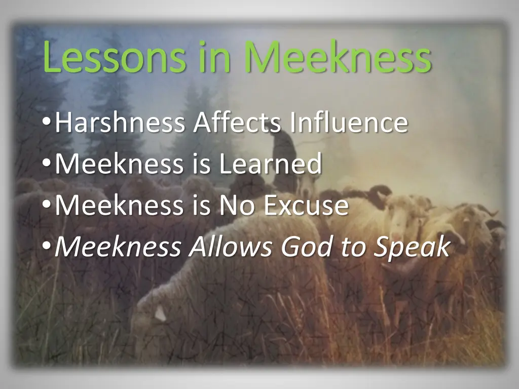 lessons in meekness lessons in meekness 4