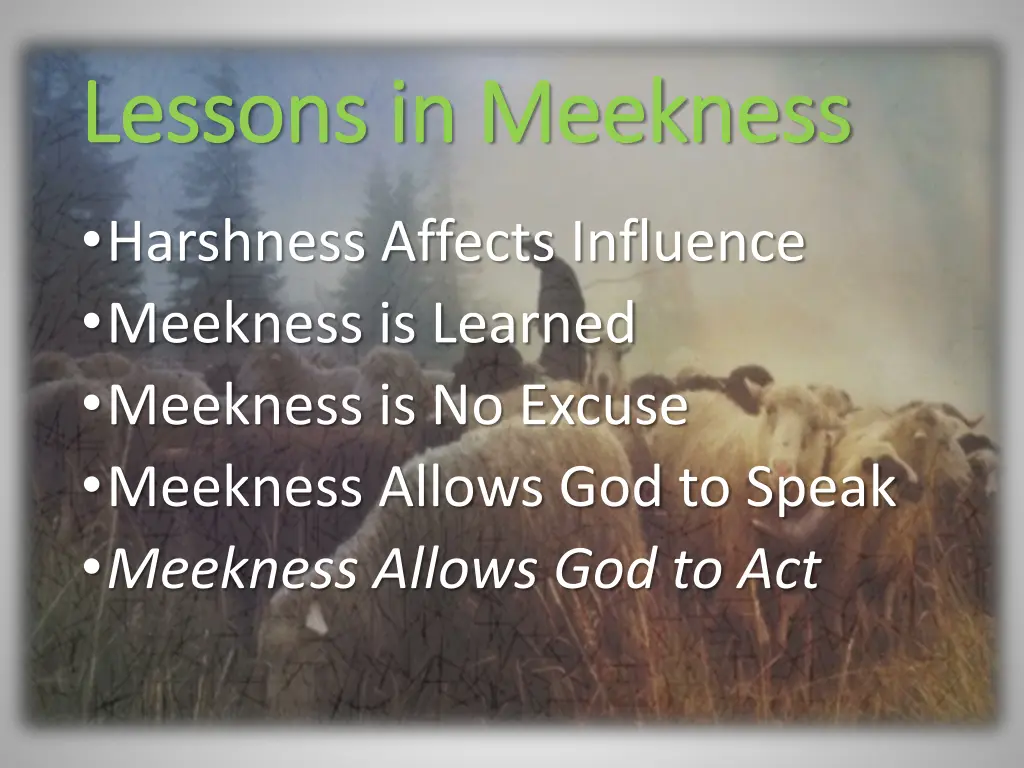 lessons in meekness lessons in meekness 5