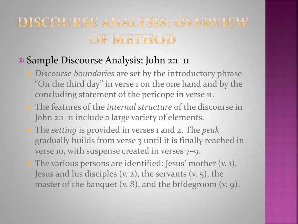 discourse analysis overview of method 5