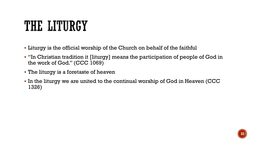 the liturgy 1