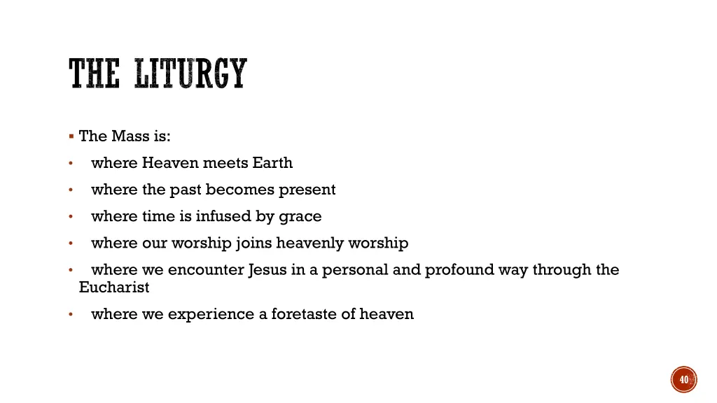 the liturgy 6