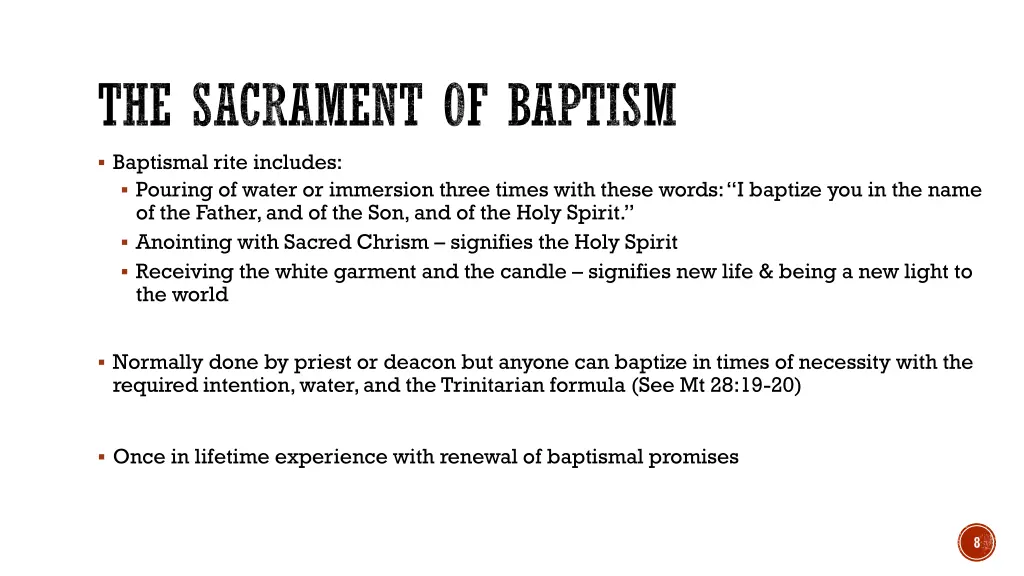 the sacrament of baptism 2