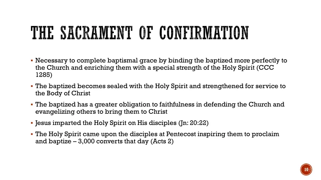 the sacrament of confirmation