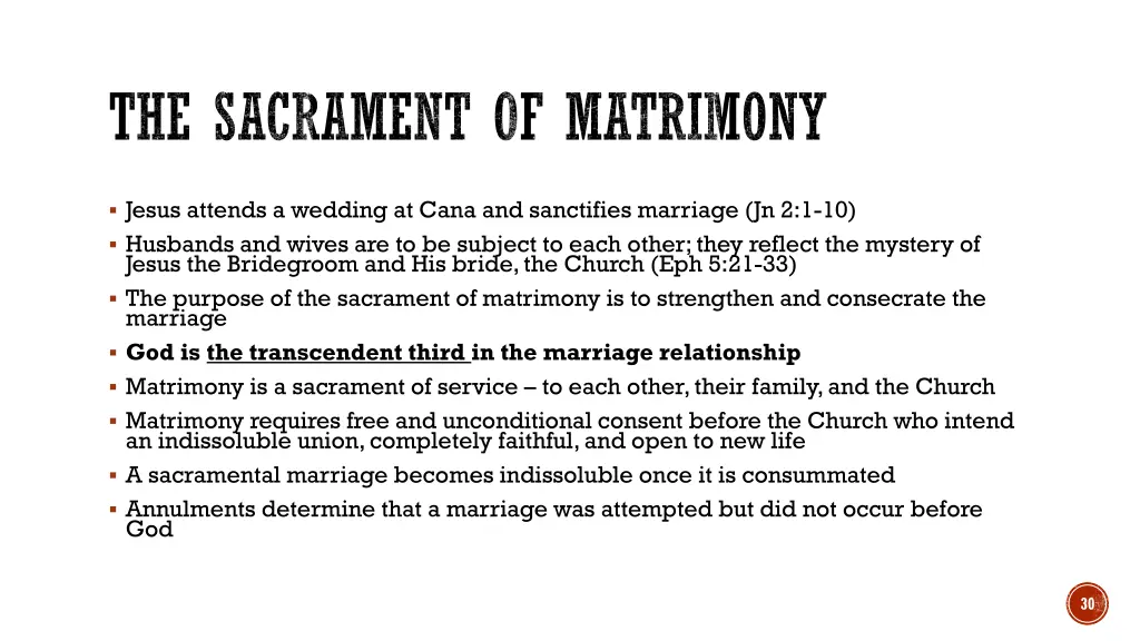 the sacrament of matrimony 1