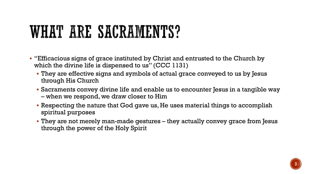 what are sacraments