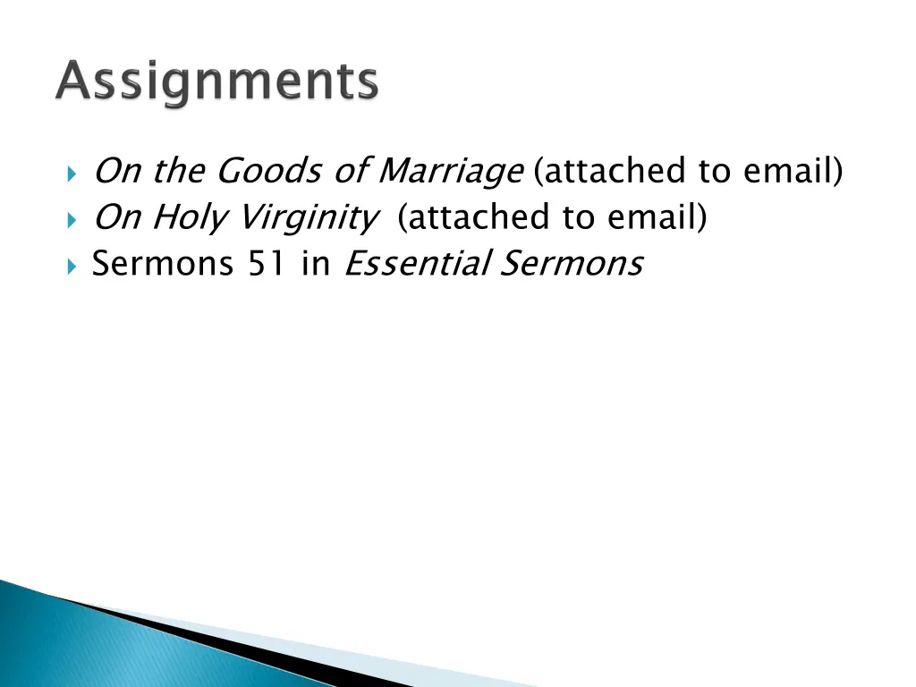 on the goods of marriage attached to email