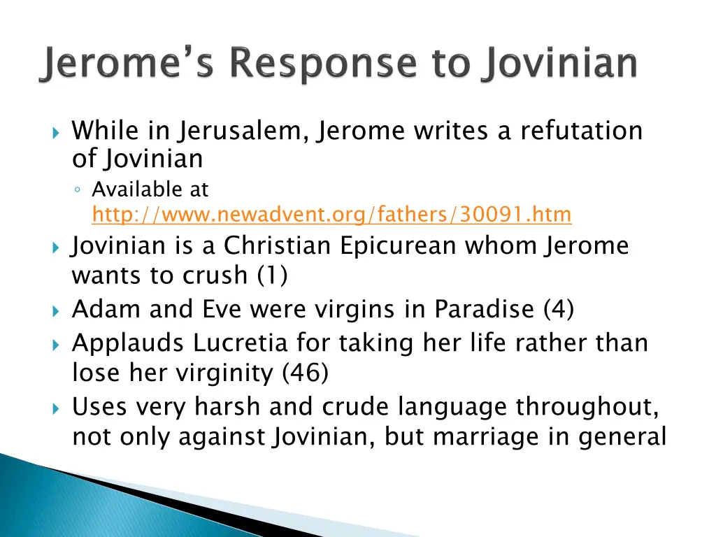 while in jerusalem jerome writes a refutation