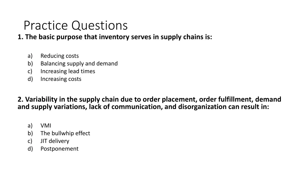 practice questions 1 the basic purpose that