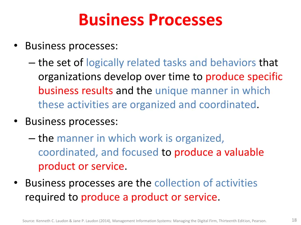 business processes