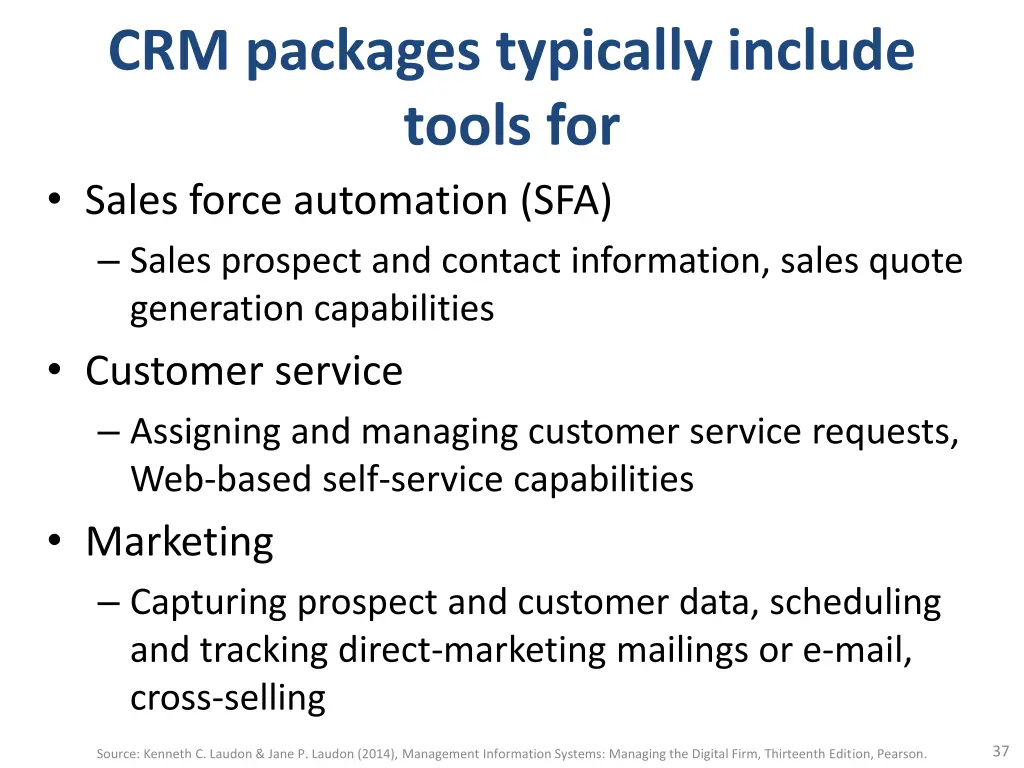 crm packages typically include tools for sales