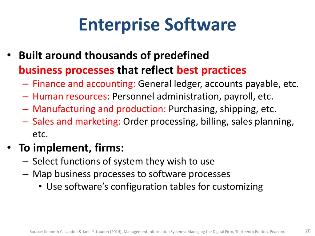 enterprise software