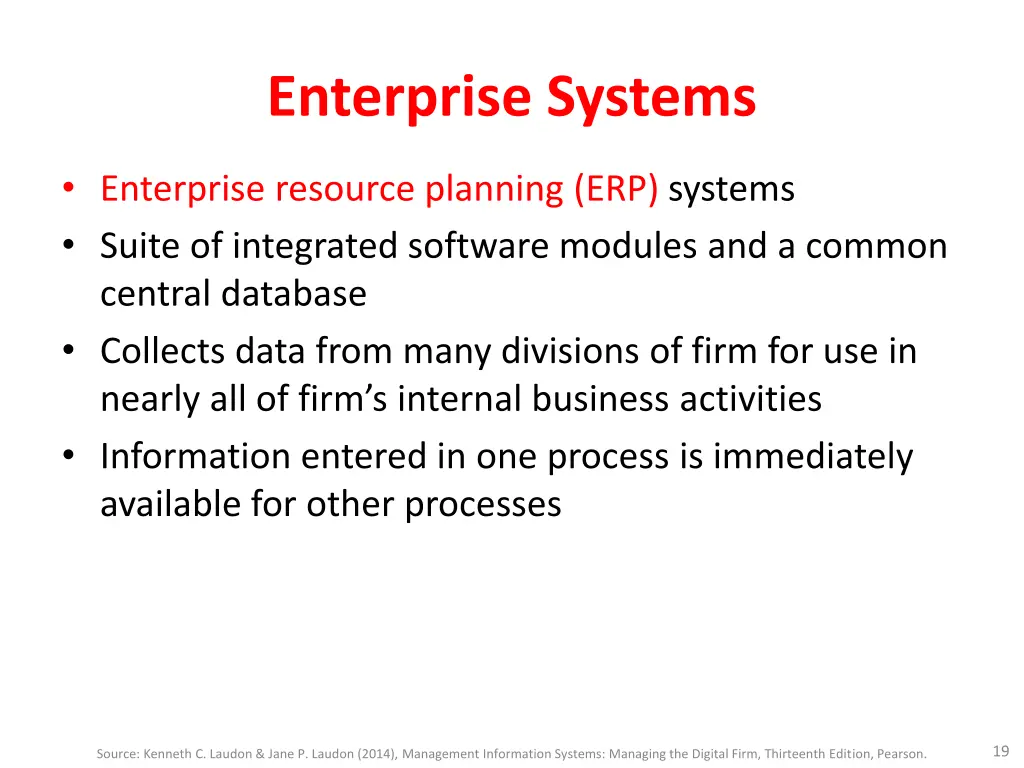 enterprise systems