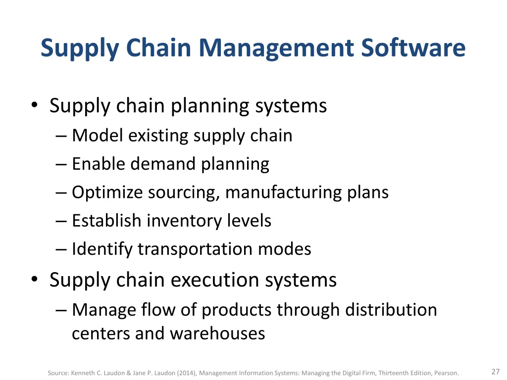 supply chain management software