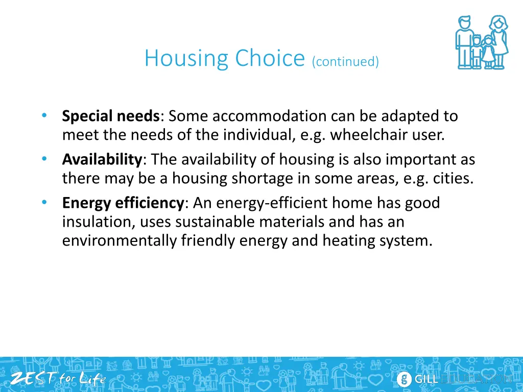 housing choice continued