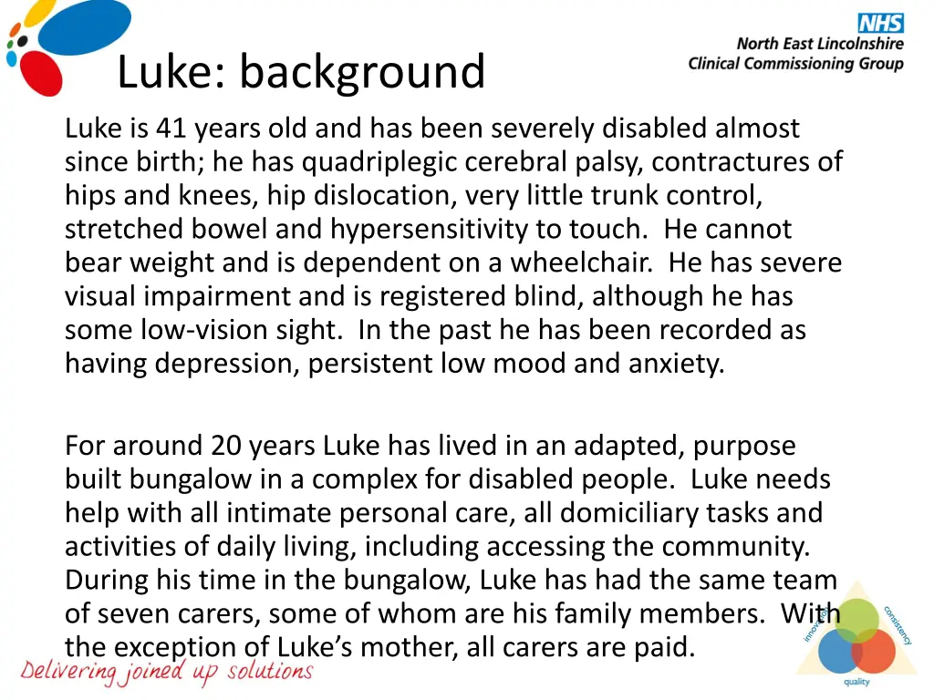 luke background luke is 41 years old and has been