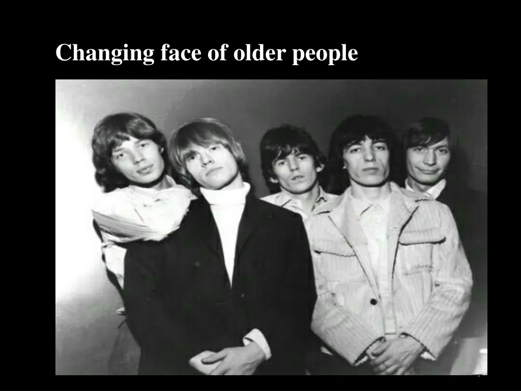 changing face of older people