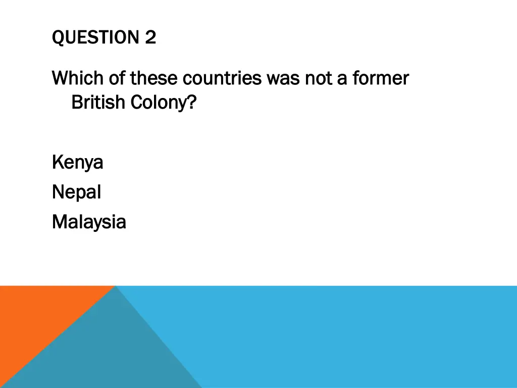 question 2