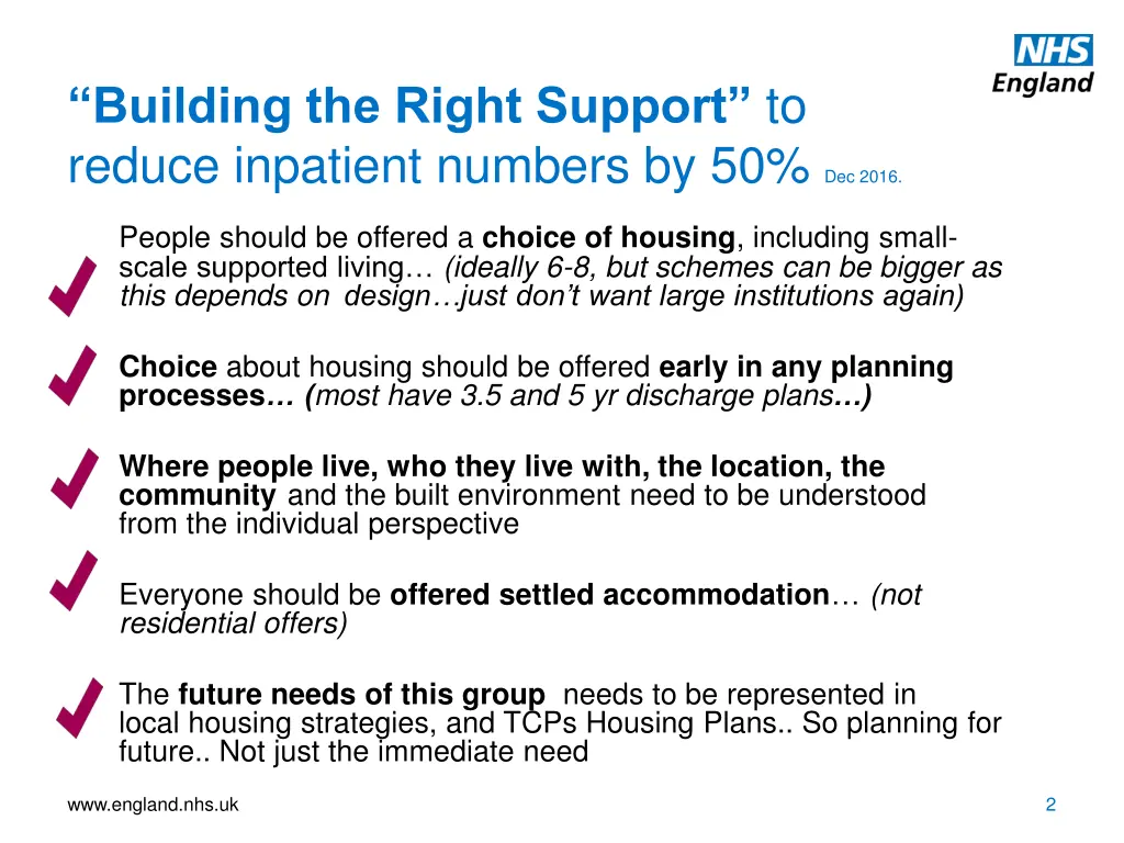 building the right support to reduce inpatient