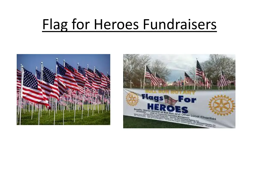 flag for heroes fundraisers